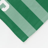 私の成長を見る – スポーツ野球⚾ – 緑 フリースブランケット (角)