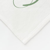 私の成長を見る – 水色のフォトブランケット フリースブランケット (角)