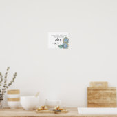 私の成長を見る，赤ちゃんシャワー，好意，多肉的な好意 ポスター (キッチン)