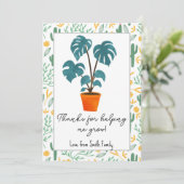 私の成長カード救済ホルダー伝票をありがとう 招待状 (スタンド正面)