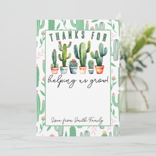 私の成長カー救済ドホルダー先生ありがとう 招待状 (スタンド正面)