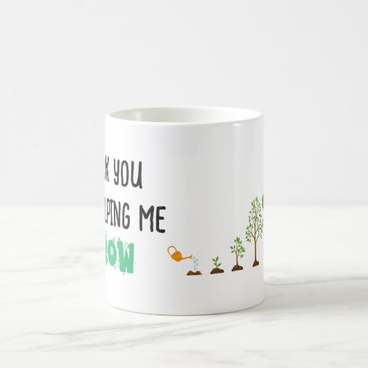 私の成長救済に感謝 – Teac感動的 コーヒーマグカップ (中央)