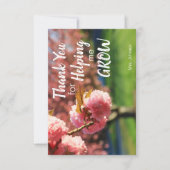 私の成長救済カードありがとう サンキューカード (正面)