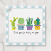 私の成長救済メッセージカードに感謝 フェイバータグ (正面)