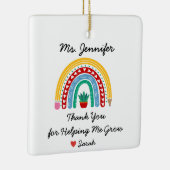 私の成長救済先生評価に感謝 セラミックオーナメント (右)