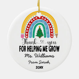 私の成長救済先生評価に感謝 セラミックオーナメント