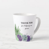 私の成長救済水の色の先生 カフェラテマグ (右アングル)