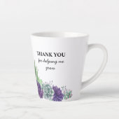 私の成長救済水の色の先生 カフェラテマグ (右)