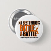 私の戦いの余りに親友の白血病 缶バッジ (正面&裏面)