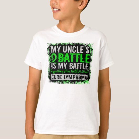 私の戦いの余りに2リンパ腫の叔父さん Tシャツ (正面)