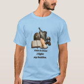 私の戦いの闘い方 Tシャツ (正面)