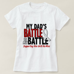私の戦い余りに1人のパパの骨/肺癌 Tシャツ