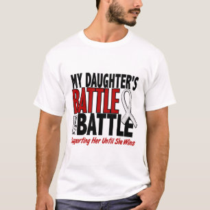 私の戦い余りに1人の娘の骨/肺癌 Tシャツ
