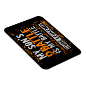 私の戦い2人白血病の息子 マグネット (右側)