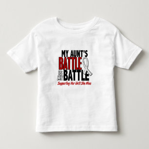 私の戦いBONE余りに1人の叔母さん/肺癌 トドラーTシャツ