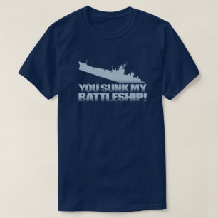 私の戦艦のレトロのタイポグラフィのゲーマーの暗闇沈む Tシャツ