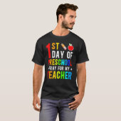 私の戻る私の祈先生のための就学初日 Tシャツ (正面フル)