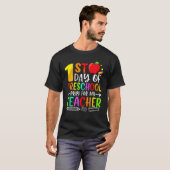 私の戻る私の祈先生のための就学初日 Tシャツ (正面フル)