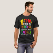 私の戻る私の祈先生のための就学初日 Tシャツ (正面フル)