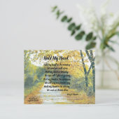 私の手はがきを持つ ポストカード (スタンド正面)