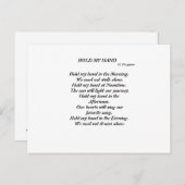 私の手はがきを持つ ポストカード (正面/裏面)