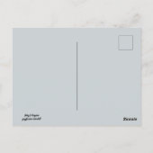 私の手はがきを持つ ポストカード (裏面)