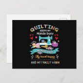 私の手を忙しく 私の心を穏やかに 私の心を ポストカード (正面/裏面)