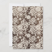 私の手作りBBQパーティーの招待状。素朴な木製 招待状 (裏面)