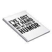 私の手失ったにはユーモアのセンスがない ノートブック (右側)