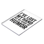 私の手失ったにはユーモアのセンスがない ノートブック (左側)