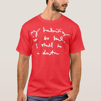 私の手書きは非常に悪い私は医者v2 1 tシャツ