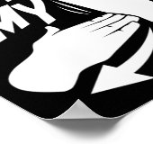 私の手読ろうアメリカの手話 ポスター (角)