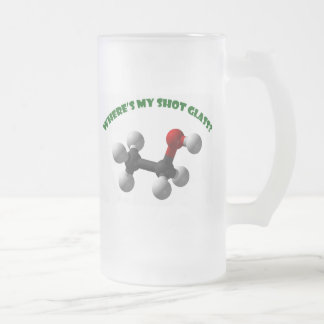 私の打撃のガラスエタノールがあるところ フロストグラスビールジョッキ