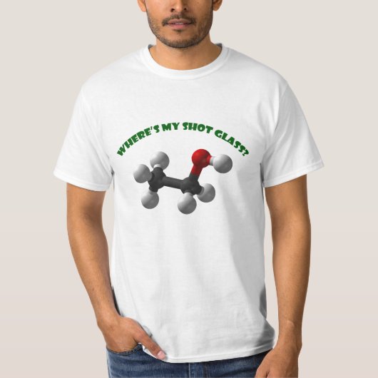 私の打撃のガラスエタノールがあるところ Tシャツ (正面)