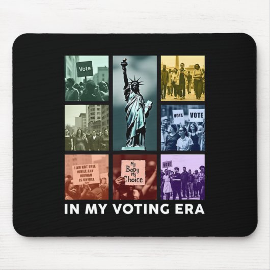 私の投票時代ハリス・ホイマー大統領の選で マウスパッド (正面)