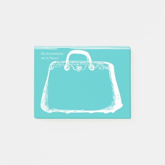 私の投資は財布にあります ポストイット (正面)