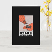 私の抗鬱剤 カード (黄色い花)