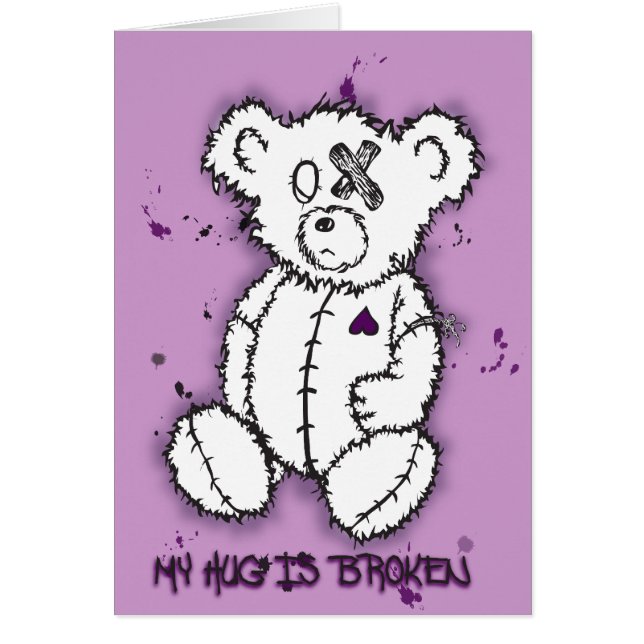 私の抱擁は壊れたカードです (正面)