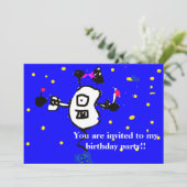 私の招待され誕生日パーティーに!招待状 招待状 (スタンド正面)