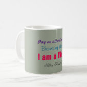 私の拾い読みの歴史に注意を…払わないで下さい コーヒーマグカップ (正面左)