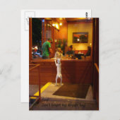 私の持ち帰り袋を忘れないで下さい! ポストカード (正面/裏面)