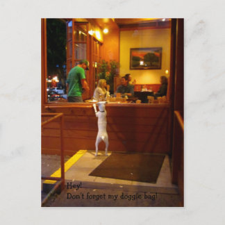 私の持ち帰り袋を忘れないで下さい! ポストカード