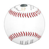 私の持参人リングや輪の提案 野球ボール (裏面)