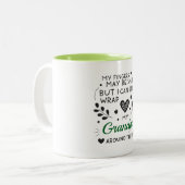 私の指は小さいかもしれないが、私はまだ包むことができるコーヒー ツートーンマグカップ (正面左)