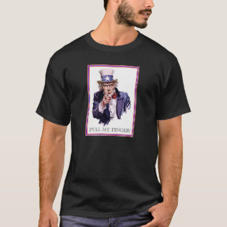 私の指を引っ張って下さい Tシャツ