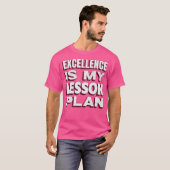私の授業計画は優秀さ Tシャツ (正面フル)