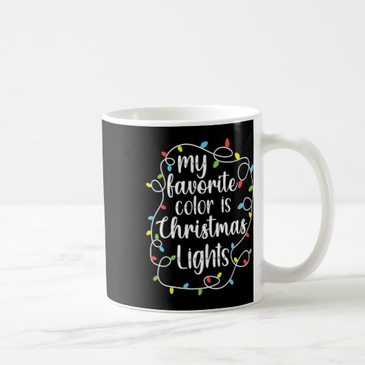 私の推し色はクリスマスイルミネーション コーヒーマグカップ (右)