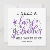 私の提案になるには妖精の神様が必要だ サンキューカード (正面)