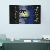 私の提案を大きく結パーソナライズされた婚する 横断幕 (トレードショー)