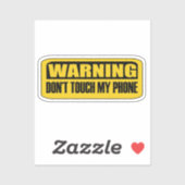 私の携帯に触らないで シール (シート)